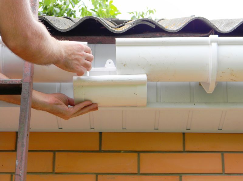Pvc Rain Gutter Installation